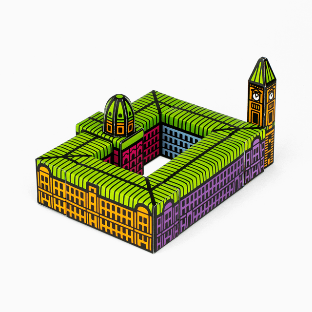 Birmingham Council House Paper Model Kit
