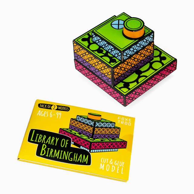 Library of Birmingham Paper Model Kit