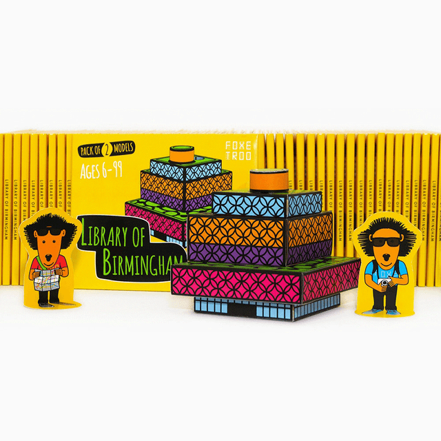 Library of Birmingham Paper Model Kit